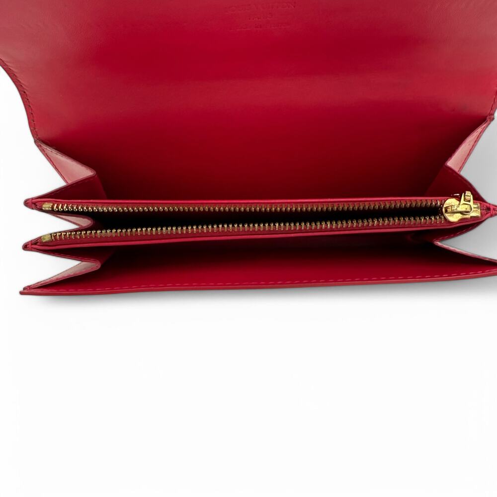 Louis Vuitton Monogram Vernis Sarah Wallet Rose Pop Pink. Authentic COA Included - Picture 8 of 14